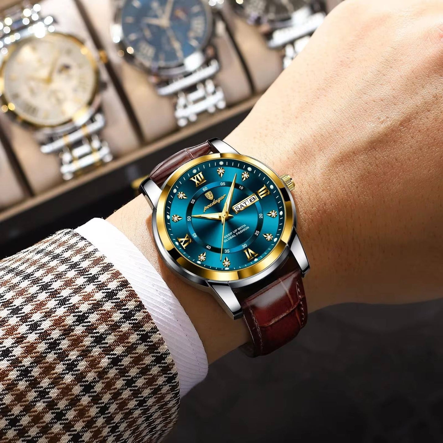 🌟 Luxury Men’s Timepiece – Bold Style, Timeless Class 🌟
